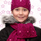 girl's hat and scarf knitting pattern