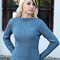 pullover with interlocking cables knitting pattern