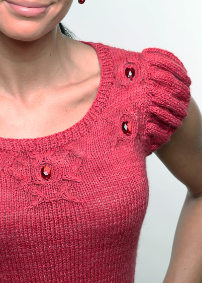 rose knitting pattern