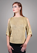 pullover with overlap sleeves knitting pattern