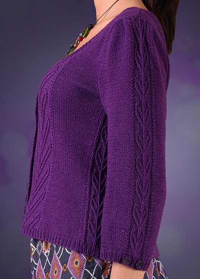 violet knitting pattern